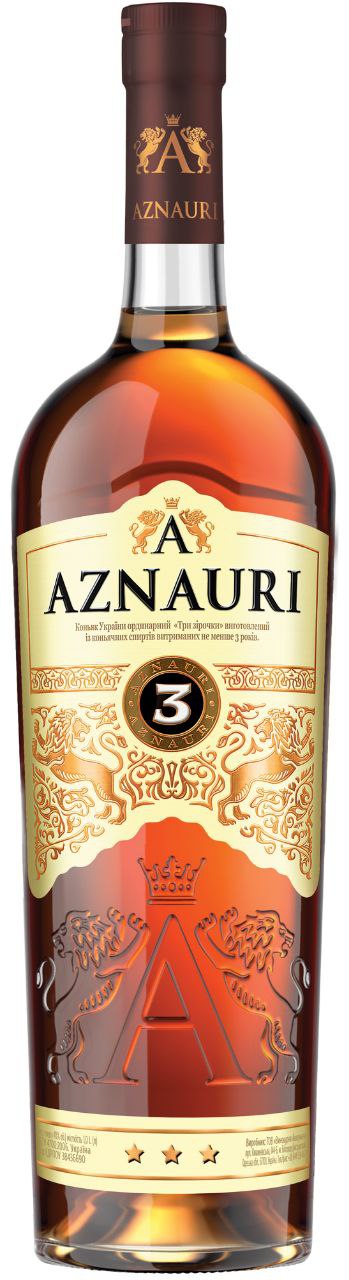 Бренді Aznauri 3 роки 40% 1л